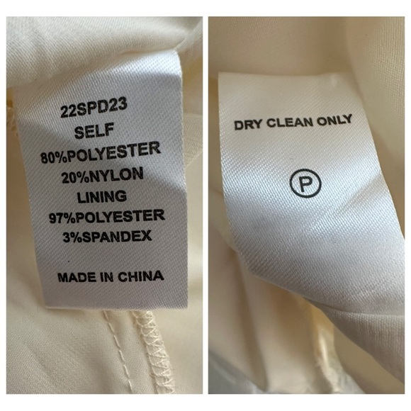 Hunter Bell Gaille Mini Dress Jacquard Ivory Flowers size XS Puff Sleeve Bridal - Picture 14 of 16